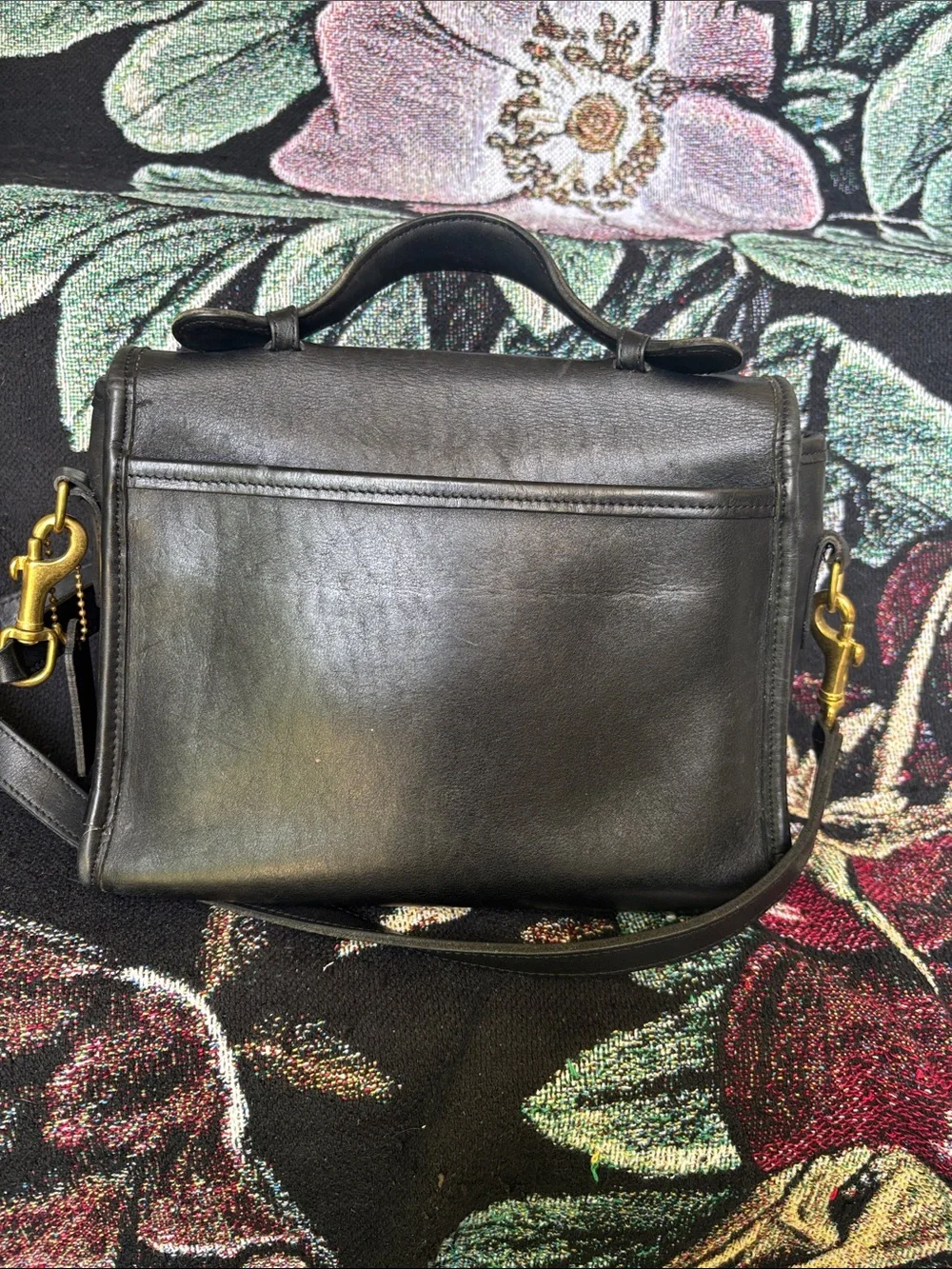 Vintage leather coach court satchel - Picture 2 of 11